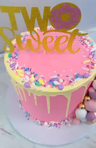 1 Tier Cake and choice of 2 Dozen of Treats