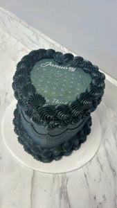 6" inch Heart-shaped Cake