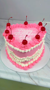 6" inch Heart-shaped Cake
