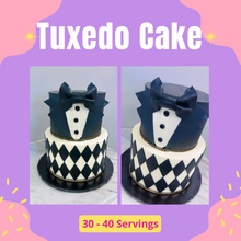 Load image into Gallery viewer, Tuxedo Cake