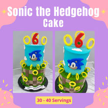 Load image into Gallery viewer, Sonic the Hedgehog Cake