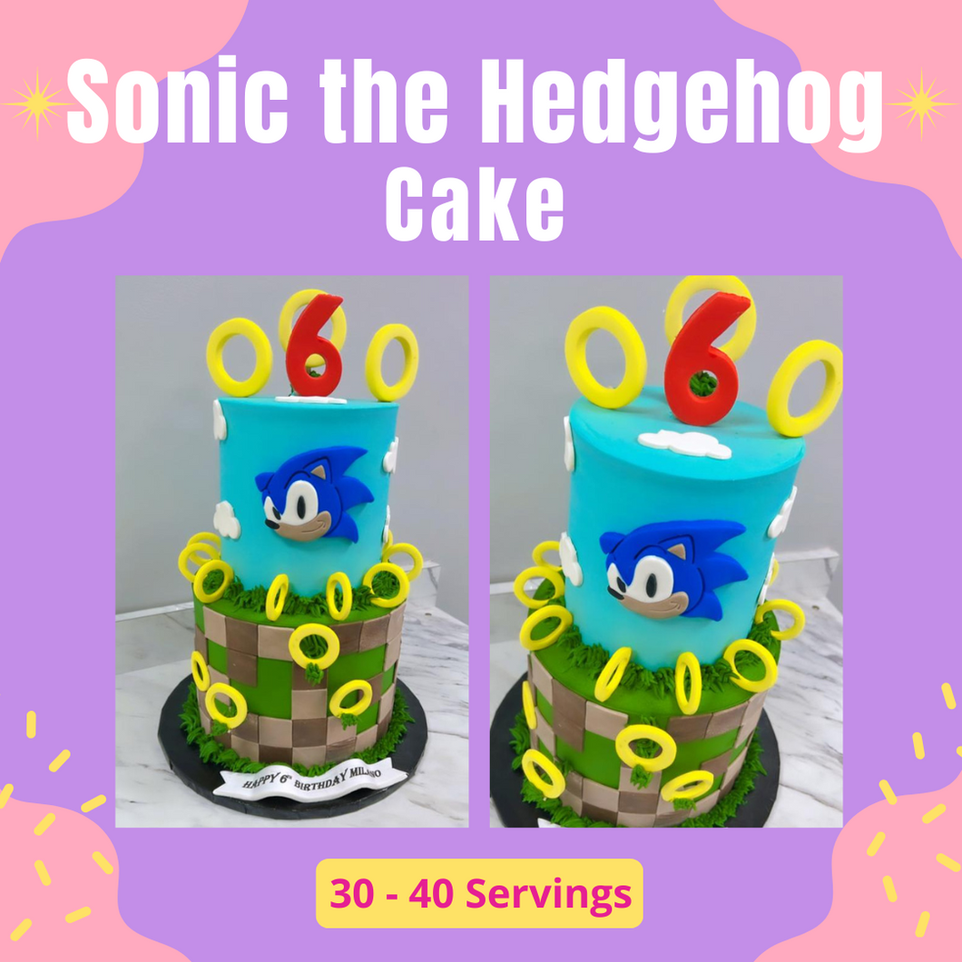 Sonic the Hedgehog Cake