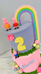 2 Tier Cake and choice of 3 Dozen of Treats