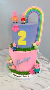 2 Tier Cake and choice of 3 Dozen of Treats