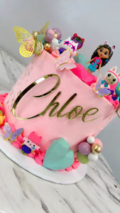 Gabby's Dollhouse Cake