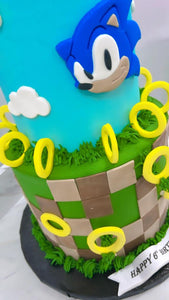 Sonic the Hedgehog Cake