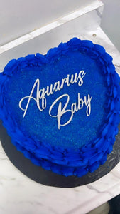6" inch Heart-shaped Cake